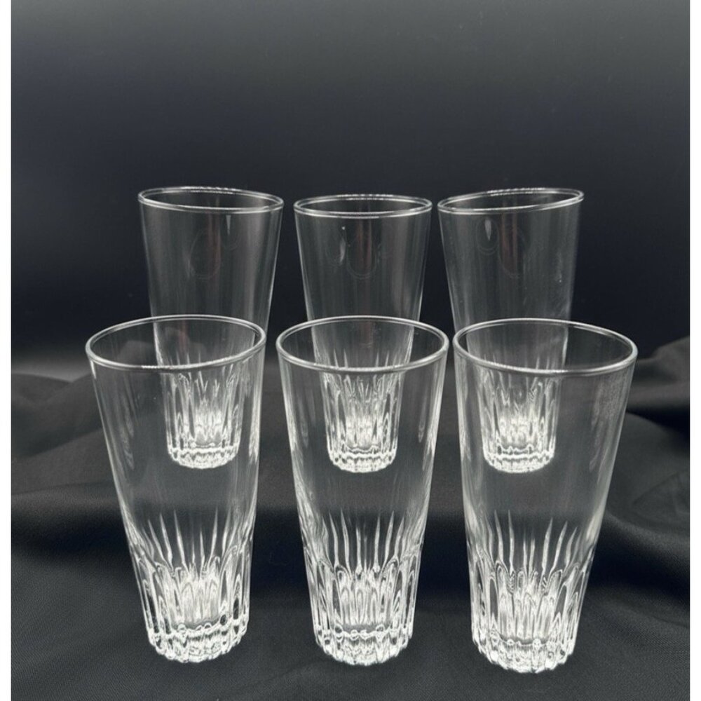 Vintage Libbey Winchester Duratuff 6 oz Juice Glasses Set of 6 Restaurant Ware